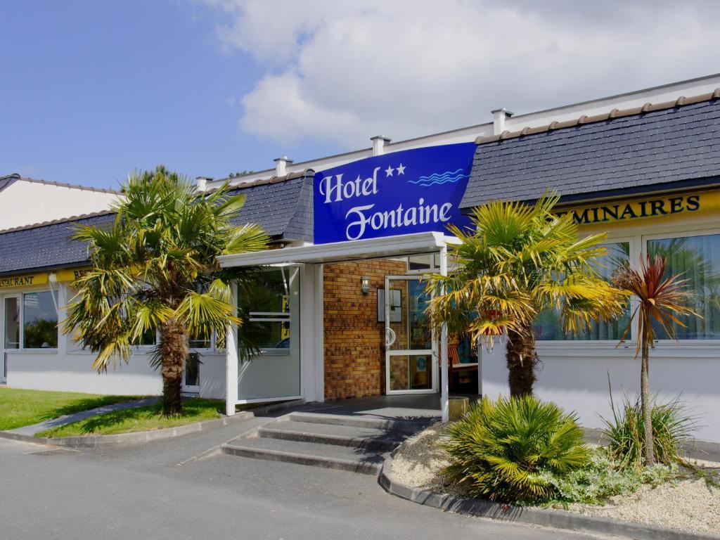 Logis Hôtel Fontaine Morlaix Exterior foto